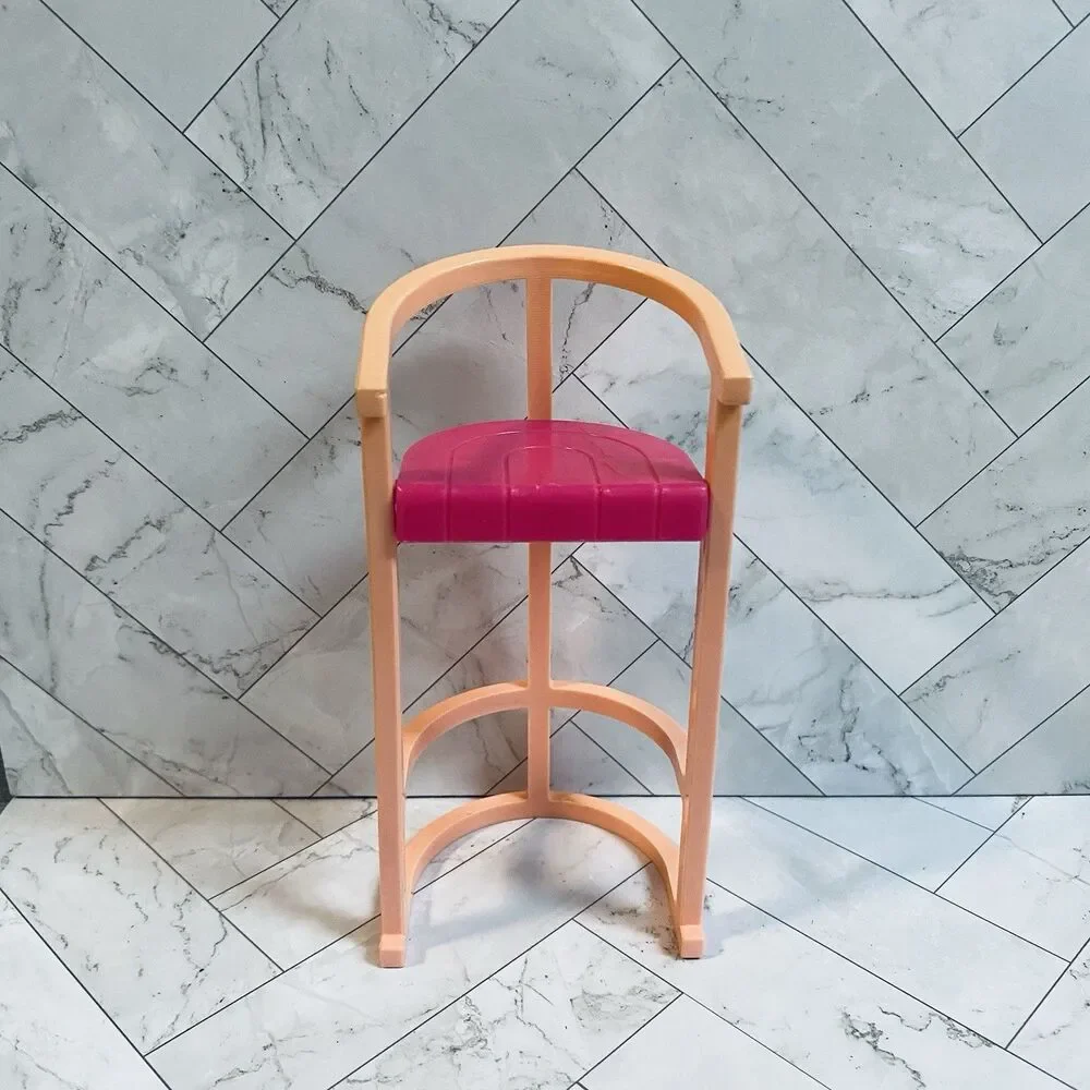 Vintage 1990 Barbie Kitchen Chair Stool Arco